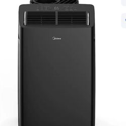 Midea Duo 10000 BTU DOE 115-Volt Vented Medium Room Smart Portable Air Conditioner Remote Included
