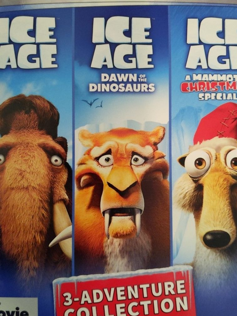 3-Adventure Collection: Ice Age - Blu-ray, DVD, & Digital Code