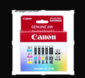Cannon 250 and 251 ink