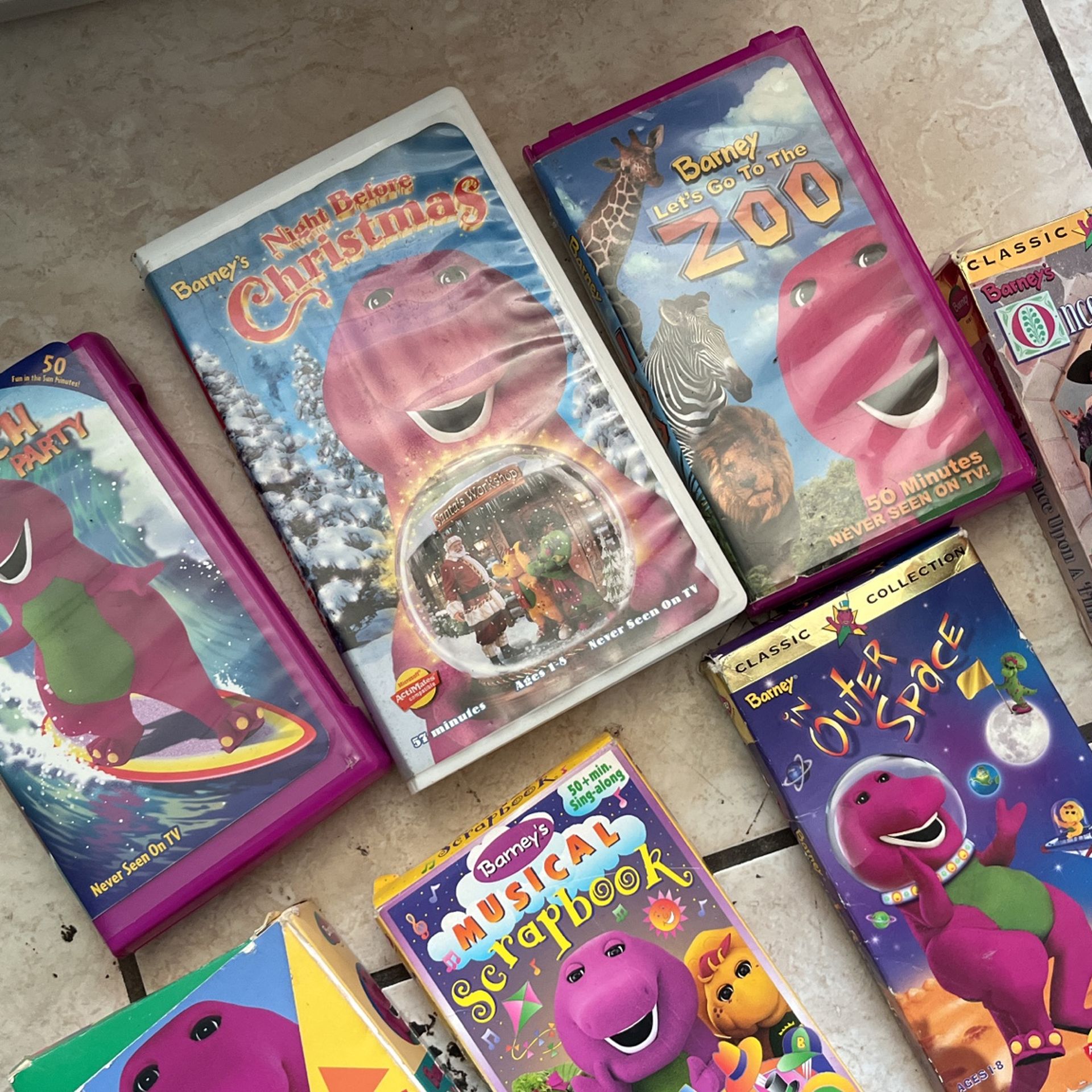 Barney VHS Tapes