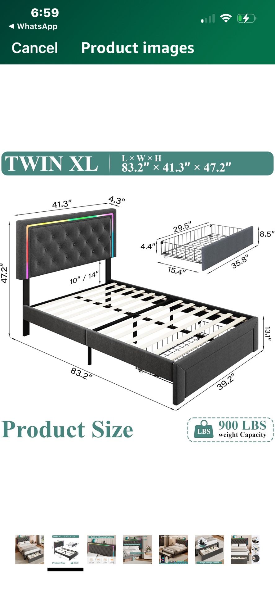 Twin Extra Large Bed