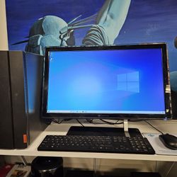 Lenovo IdeaCentre Desktop Computer Bundle