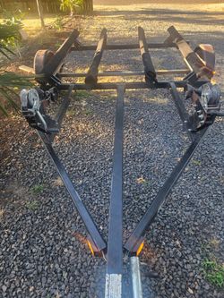 Double jet ski trailer with title ready to tow