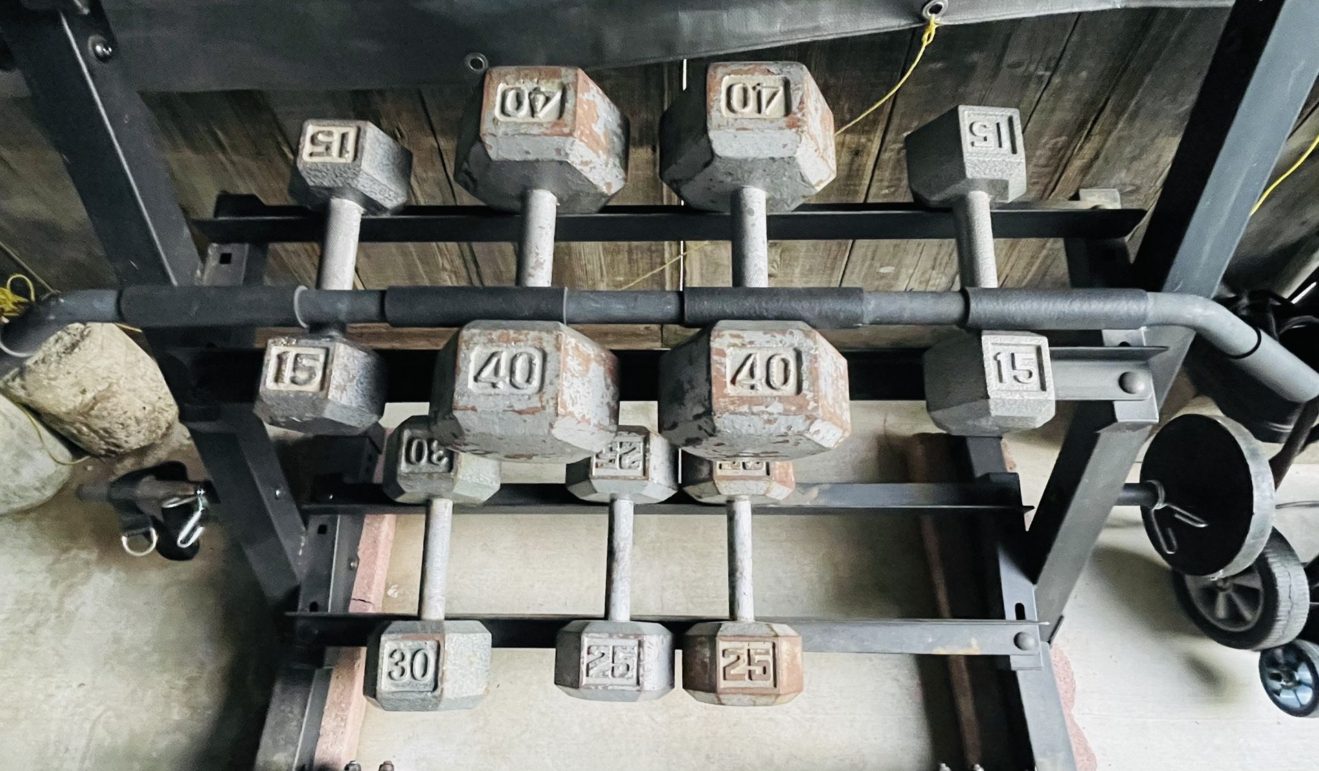Dumbbells & Rack