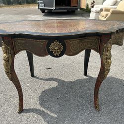 Napoleon III Middle Table In Boulle Marquetry