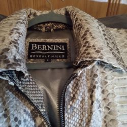 Bernini Snakeskin Jacket 