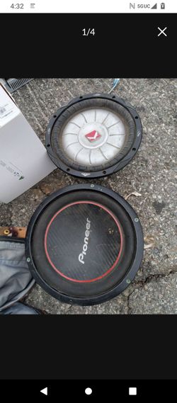 Kicker and pioneer 10 inch speakers both for $30