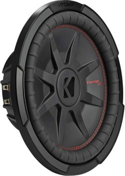  KICKER 48CWRT124 CompRT 12" Subwoofer, DVC, 4-ohm
