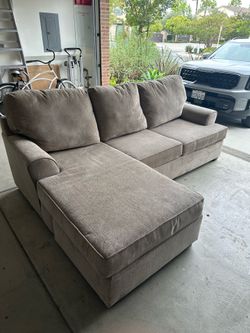 Sofa with chaise