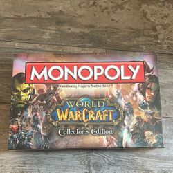 Monopoly World Of Warcraft Collectors Edition 