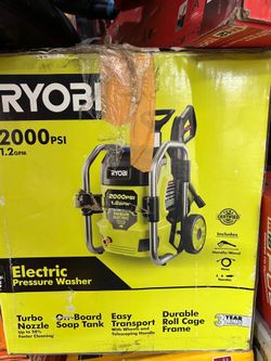Ryobi 2000 psi pressure washer electric