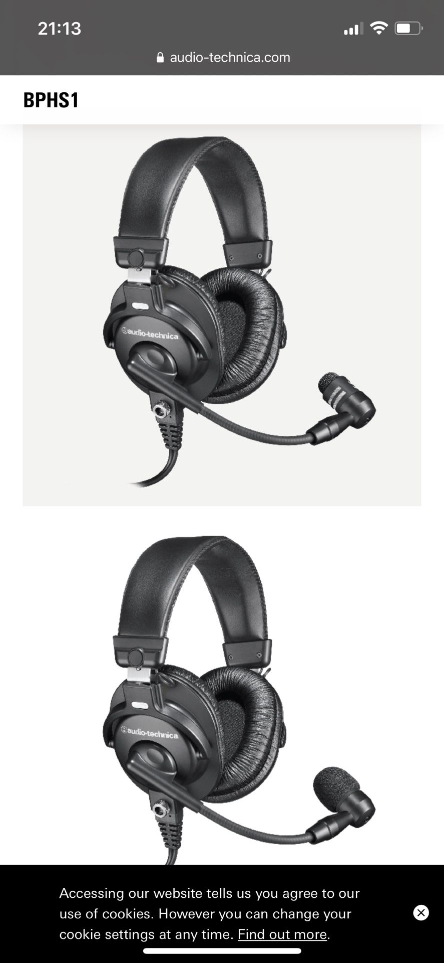 Audio-Technica Headset BPHS1