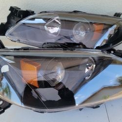 04-09 Mazda 3 Projector Headlights Luces Calaveras Micas Faros Focos Faroles