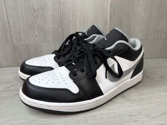 Nike Air Jordan 1 Low Black White Grey 553558-040 Size 10 (A1D032438)