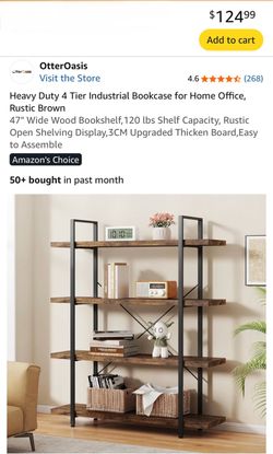 Modern bookcase shelves