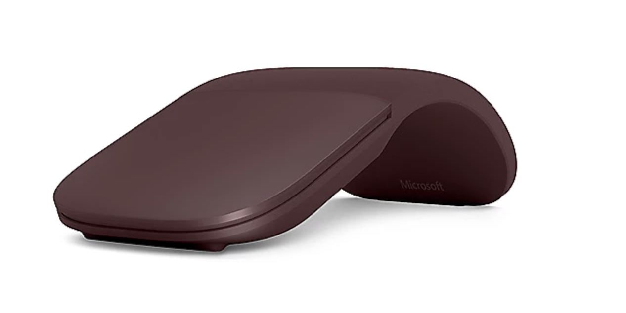 Microsoft Surface Arc Wireless Mouse, Burgundy