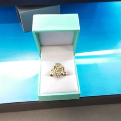 Women's Ring - Yellow Gold 10k (.417) 4.8 grams Size 7