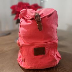 Pink Victoria's Secret Neon Pink Backpack 11"W X 5"D X 16"H