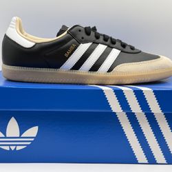 NEW ADIDAS ORIGINAL SAMBA CASUAL SNEAKERS FOR MENS SZ 7.5 To SZ 13 Black White Gum