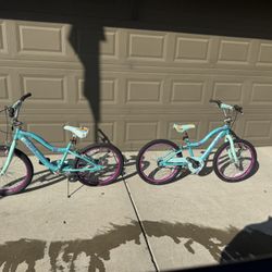 Both Girls Schwinn Deelite 20" Bikes For $60