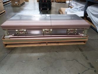 Primrose with Silver Brush / Pink Velvet
Casket