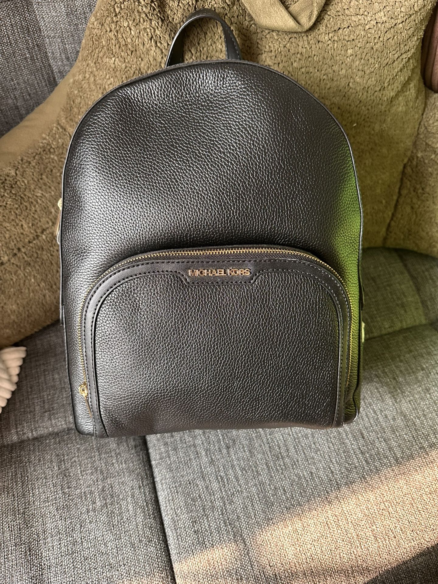 🖤 Brand New Michael Kors Jaycee Large Leather Backpack – Black – NWT!