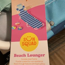 Beach Chairs with Headrest Set of 2