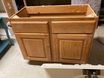 Bathroom cabinet and sink