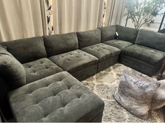 Sectional snap couch
