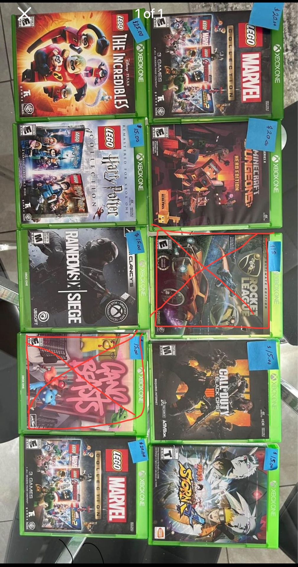 Xbox One Preowned Video Games (No Trades)
