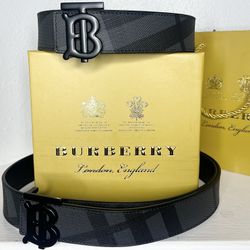 Burberry Belt Brand New With Box And Dust Cover 