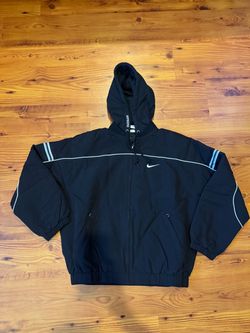 Supreme Nike Nylon Hooded Jacket Black