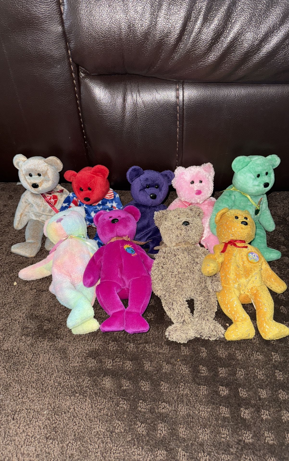 Mix N Match Lot Of Tagless Beanie Baby Bears