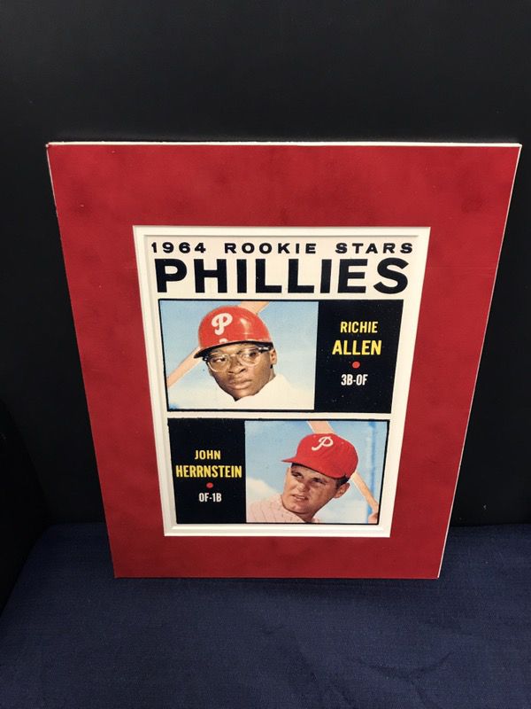 8x10 Rookie Reprint Suiting For Signing! The 1964 NL Rookie of the Year, "Richie Allen"! His Home Run Distances went Unparralled in this time frame!