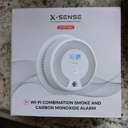 X-Sense SC07-WX Smart Wifi Smoke & Carbon Monoxide Detector Combo Alarm with LCD