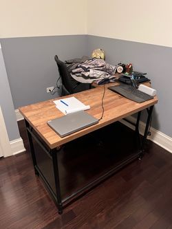 Corner office desk