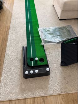 Putting mat+hitting mat+hitting net
