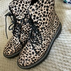 Animal Print Boots