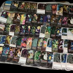 70 Dragon Ball Super Foil card lot of 70 foil cards