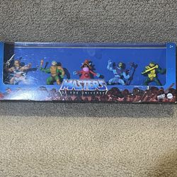 Masters Of The Universe Micro Collection 5 Pack MOTU He-Man Skeletor Figures New