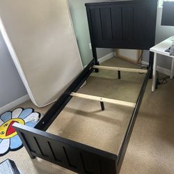 Twin Bed frame (with box spring)  