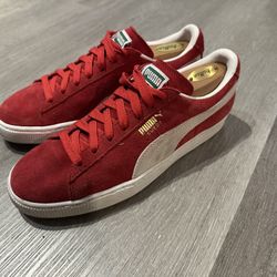 Puma Suedes (Red, 7.5M)