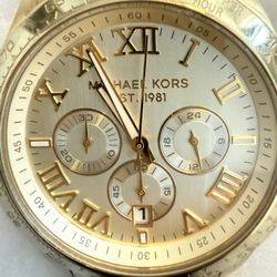 Gold and rose Michael Kors watch