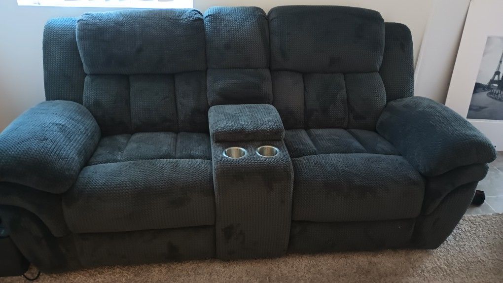 (2) Reclining Gaming Sofas With USB & Storage