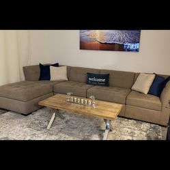 Sectional Sofa With Coffee Table