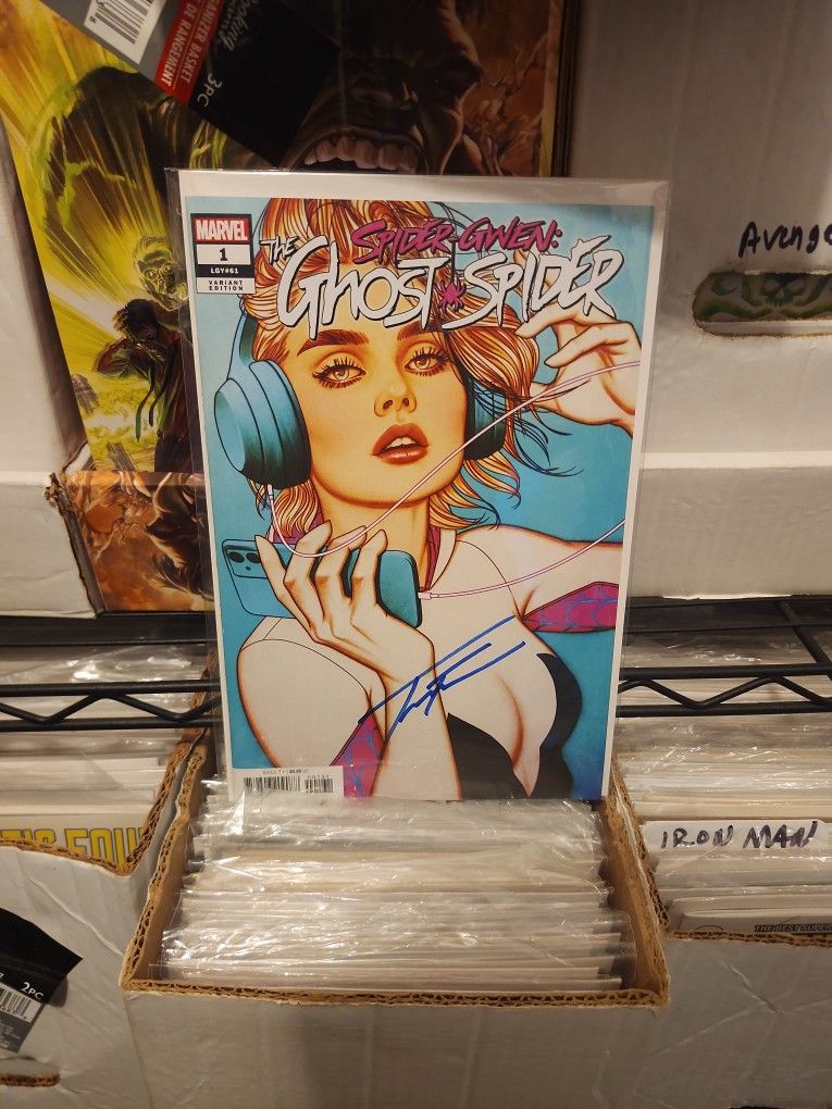 Spider Gwen: The Ghost Spider #1 Signed Frison Variant