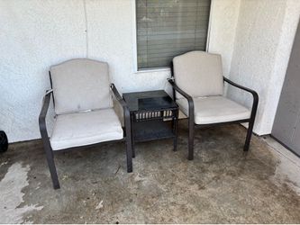 Patio chair set