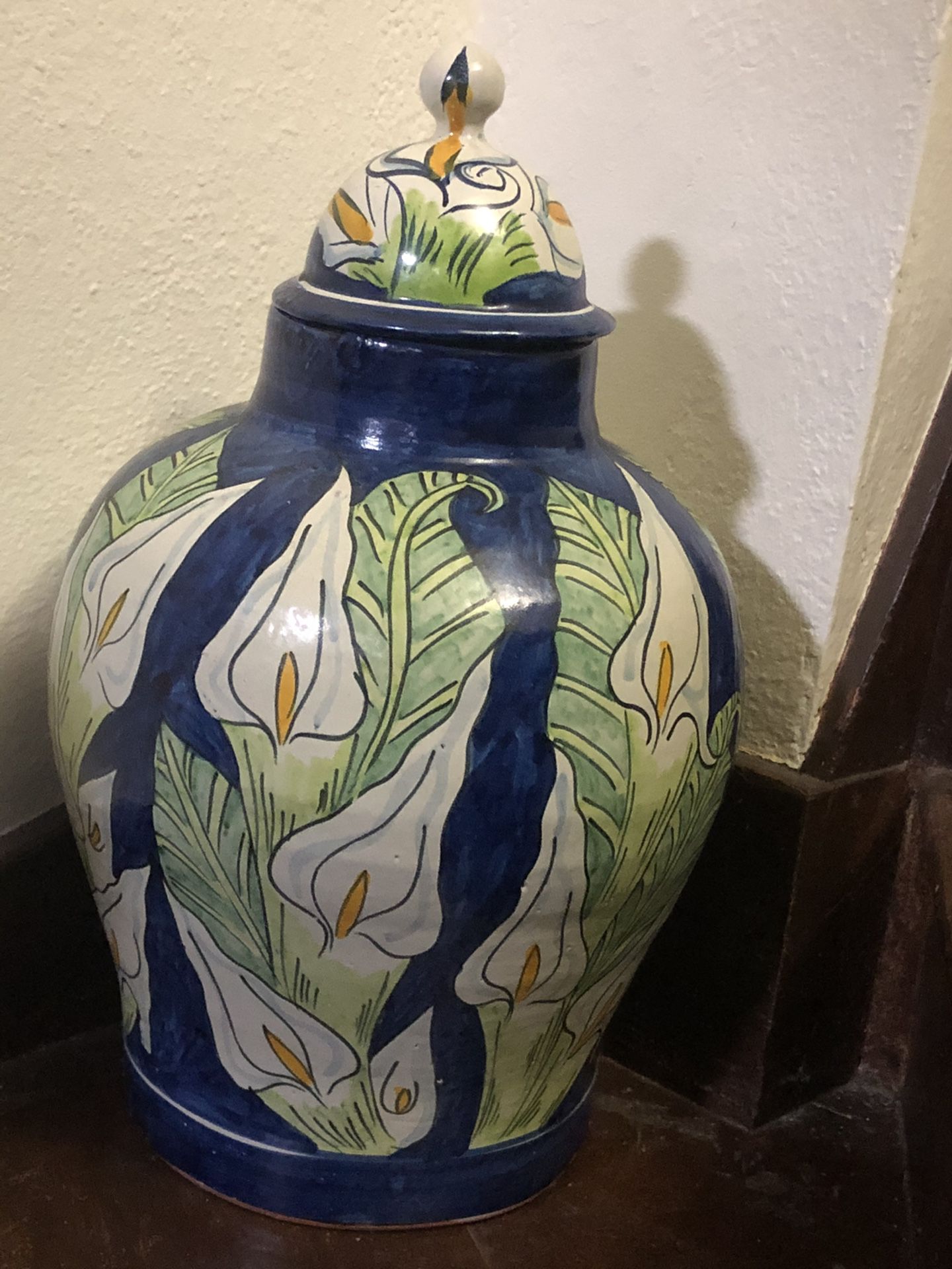 Vase -hand painted