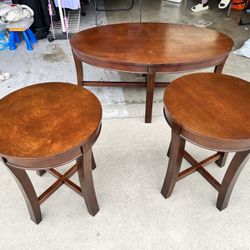 Coffee Table And 2 Side Tables 