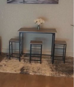 Table and  3 chairs